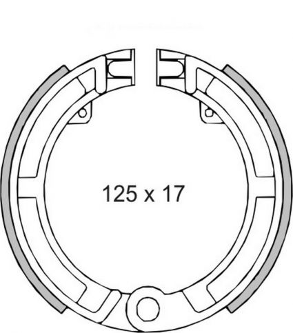 Garniture frein arrière 8p 1 axe